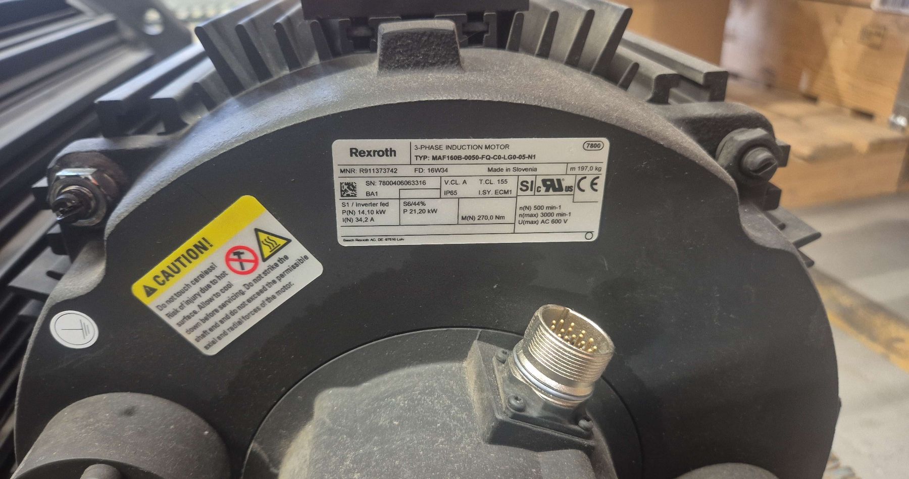 Bosch  Motori: Bosch Rexroth Motor 14kW – Usato da Thalwil venduto da Moritz.A 1