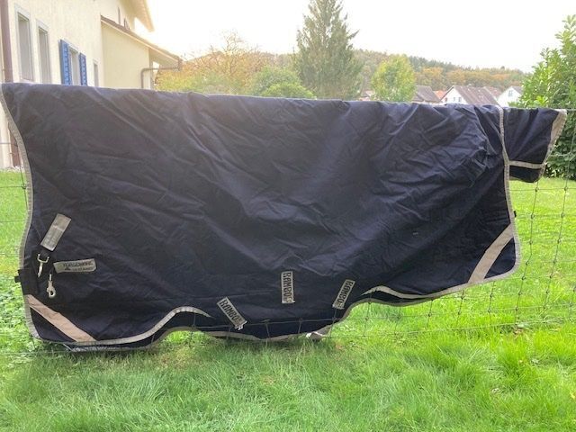 Decken: Pferdedecke Rambo 200 gr. (155 cm) – Gebraucht aus Unterlunkhofen von Schnueffelchen1