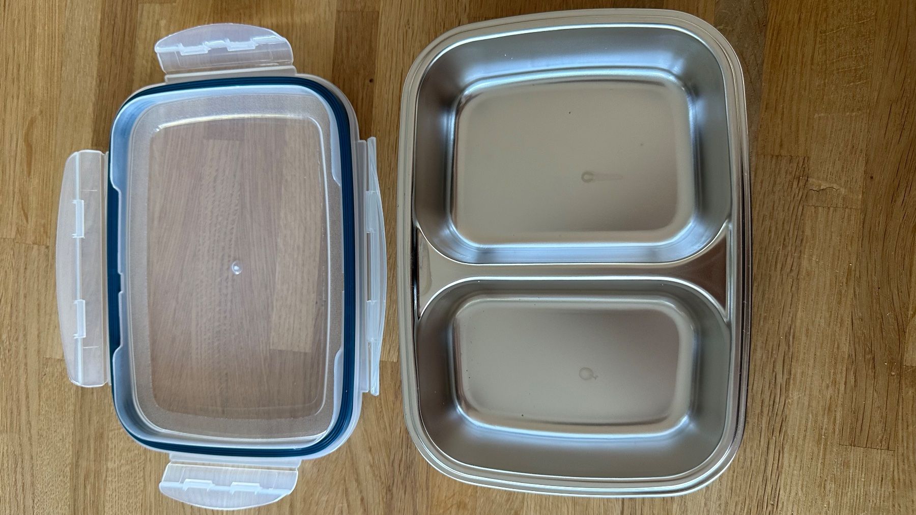 Behälter & Ähnliches: Lunchbox / Tupperdose Edelstahl 2 Abteile 650ml – Gebraucht aus Winterthur von  1