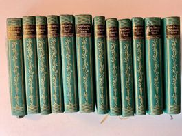 Knut Hamsun 12 Bände in Fraktur