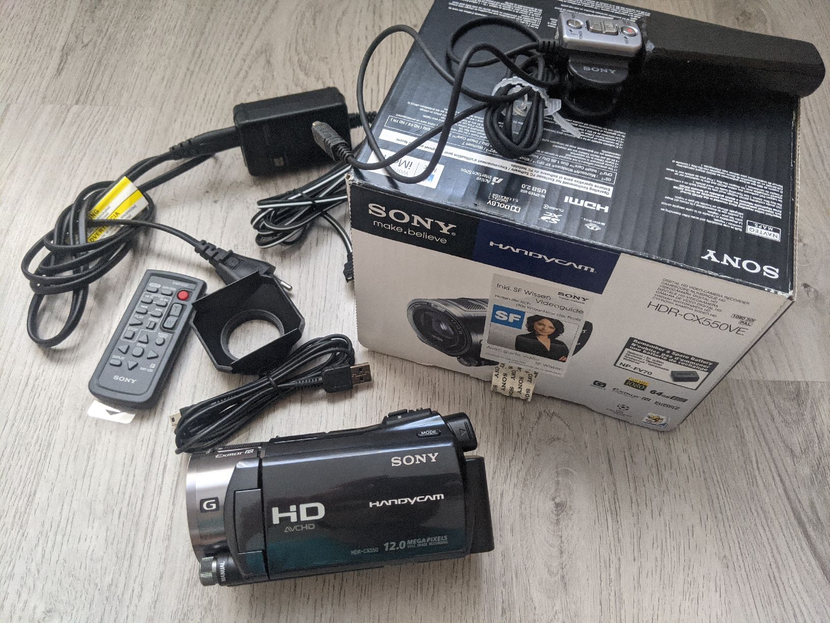Sony Videocamere: Sony handycam HDR-CX550VE – Usato da Orbe venduto da NorthMost