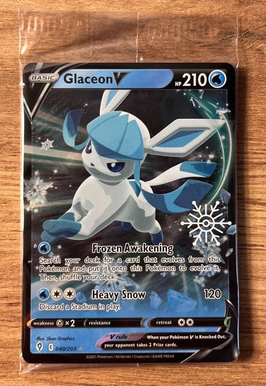 Glaceon V STAMPED PROMO Adventskalender 2023 Pokemon OVP Kaufen auf