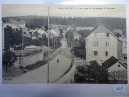 Alte Postkarte Boncourt Vue sur le Passage à Niveau