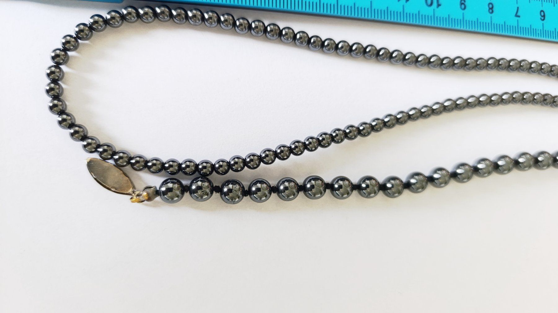 Sonstiger Schmuck: Ensemble Collier et Bracelet en Hématite – Gebraucht aus Genève von EcrinVintage 5