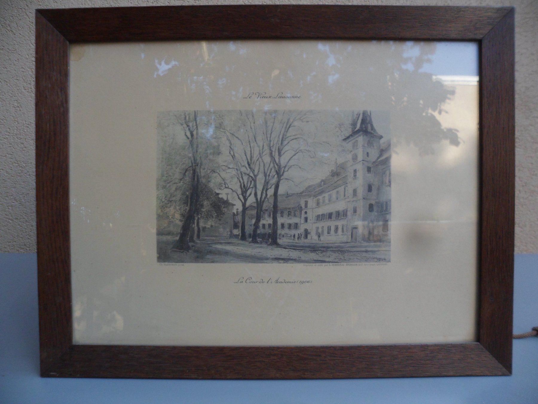 Foto & Immagini: Tableau " Le Vieux Lausanne" – Usato da Yverdon-les-Bains venduto da pitchouffe