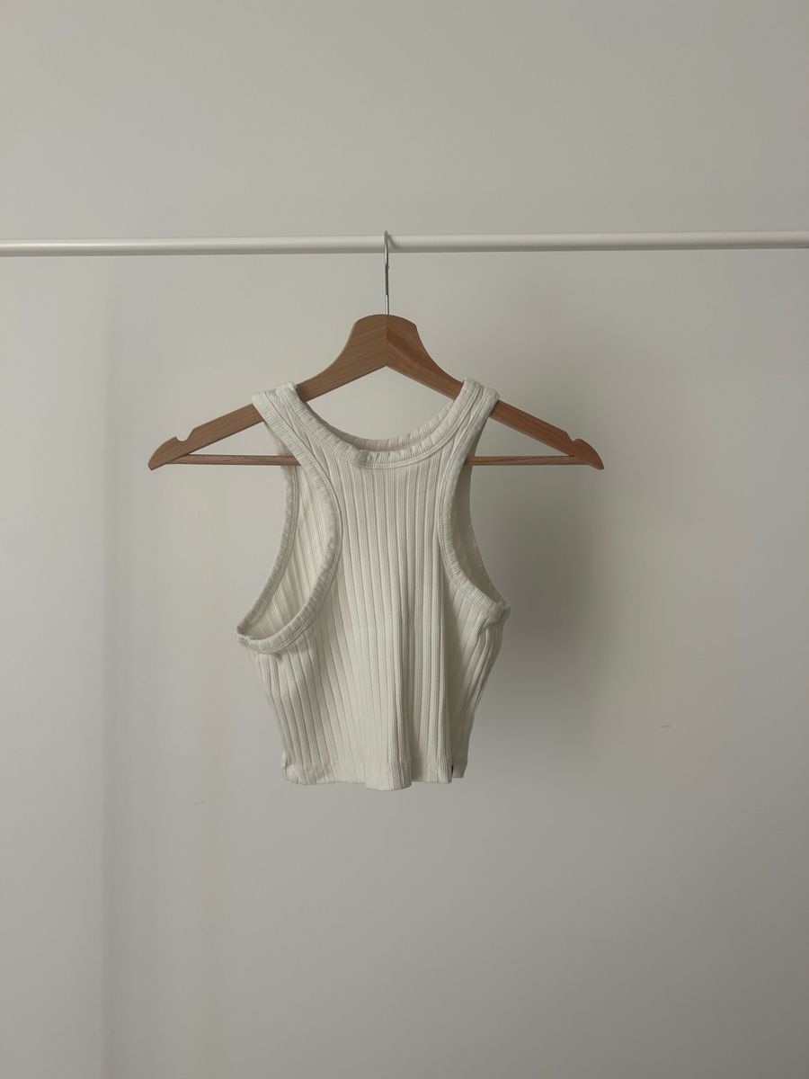 Tops: Canottiera corta bianca – Gebraucht aus Massagno von sab_gpx5 1