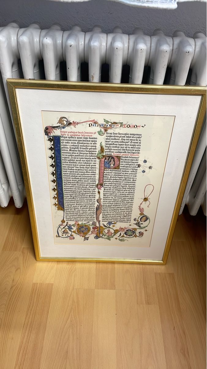 Foto & Immagini: Gutenberg Bild Genesis  mit echtem Gold – Usato da Kölliken venduto da Razorback2