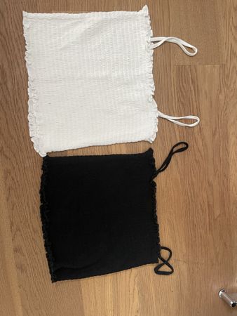 Top Weiss & Schwarz Brandy Melville