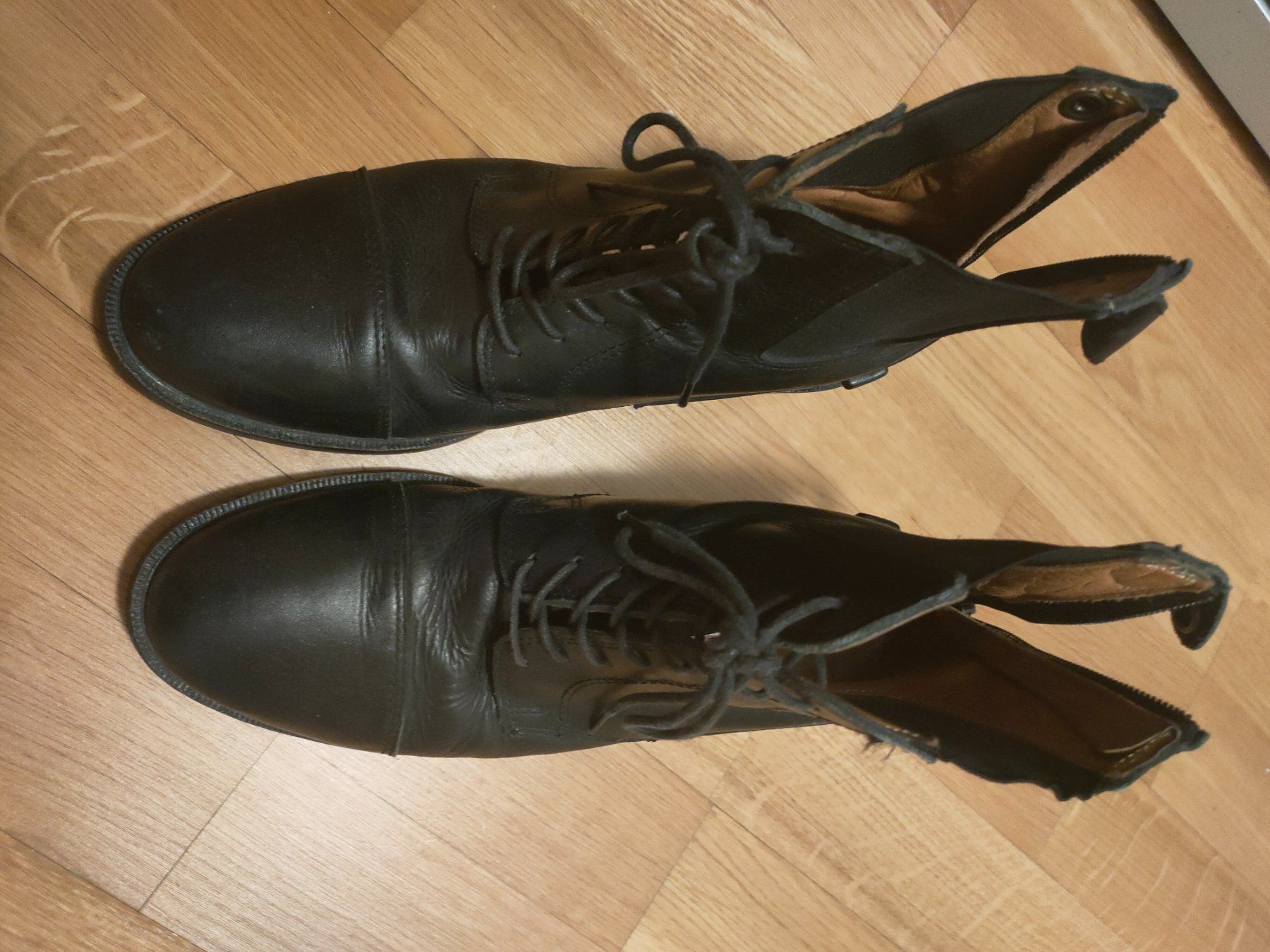 Scarpe da donna: Reitschuhe Damen Leder schwarz, Gr. 41 – Usato da Arnegg venduto da tasc2000 1