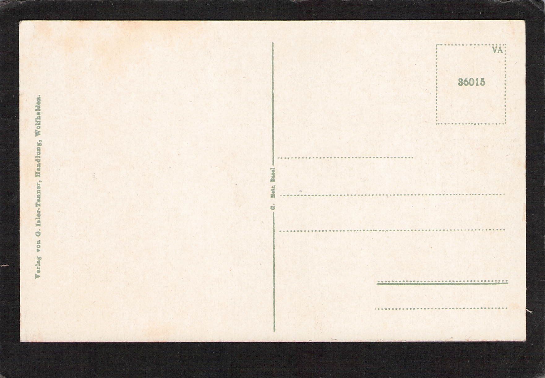 Cartoline postali: Wolfhalden AR , Pension Raetia – Usato da Reichenburg venduto da Pipo-67 1