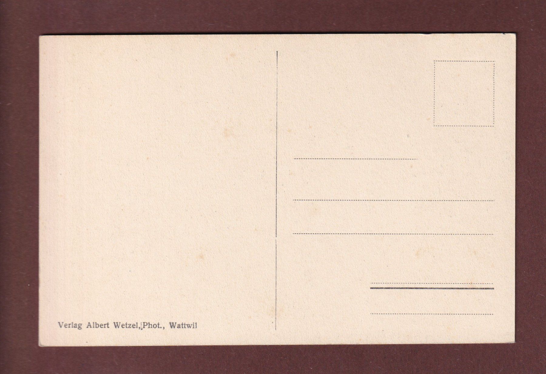 Cartoline postali: WATTWIL - Teil mit Krankenhaus – Usato da Pully venduto da nicecards 1