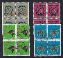 Pro Patria Viererblocks 1980 gestempelt   15139