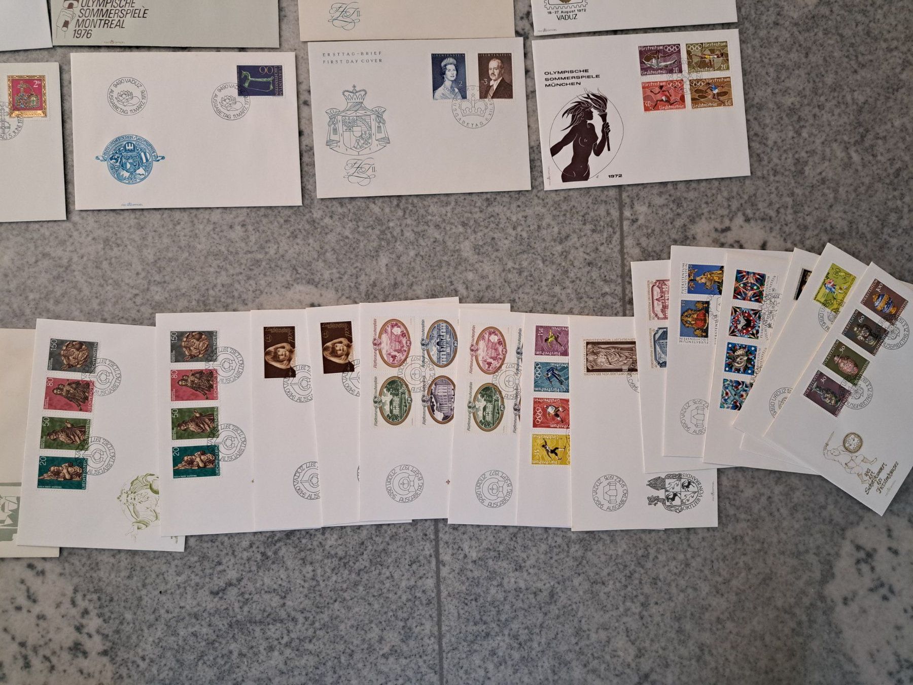 Tutti i francobolli: Lichtenstein Ersttagsbriefe und diverse 160 Stück – Usato da Bazenheid venduto da derdelorean01 6