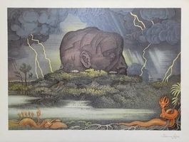 Fabius von Gugel LITHOGRAPHIE HANDSIGNIERT