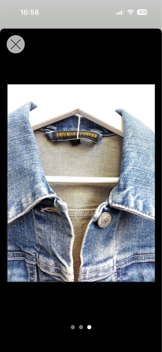 Giacche: Jeans Jacke Freemann Porter Grösse S/M – Usato da Zürich venduto da MCT1708 2