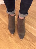 Giuseppe Zanotti Stiefeletten grau-taupe used-Look, 38,5