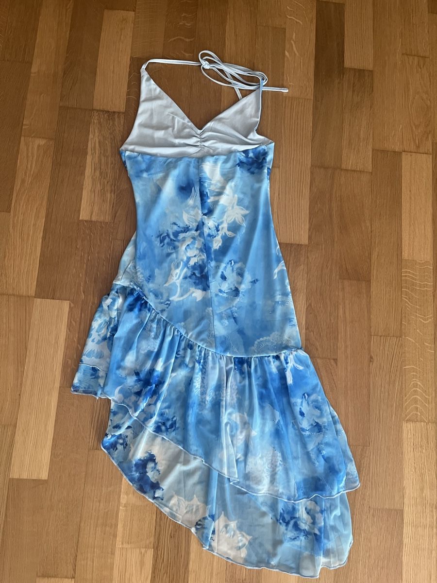 Vestiti: Kleid Blumenmuster Blau Neckholder – Nuovo e nell'imballaggio originale da Naters venduto da mar_fp7t 3