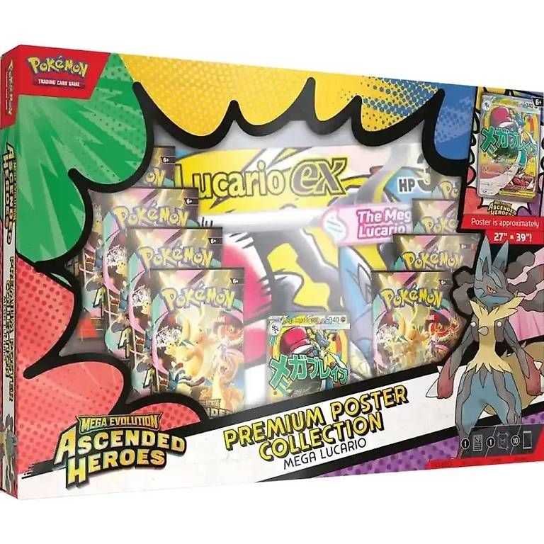 Pokémon Sammelbilder & Trading cards: Mega Evolution: Ascended Heroes Premium Poster Collection EN – Neu und originalverpackt aus Schaffhausen von Retrogaming90