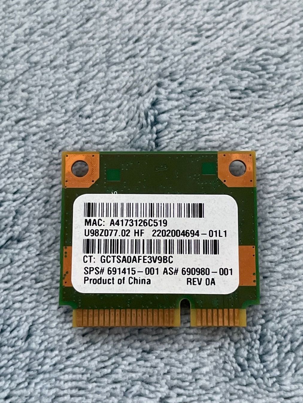 PC: Ralink RT5390 WLan Wireless WiFi Card – Usato da MAGDEN venduto da GoldenEagle2020 1