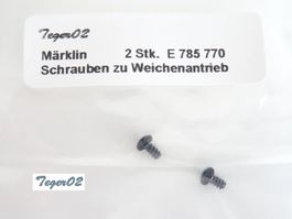 Märklin H0 E785 770 Schrauben zu C-Gleis Weichenantrieb