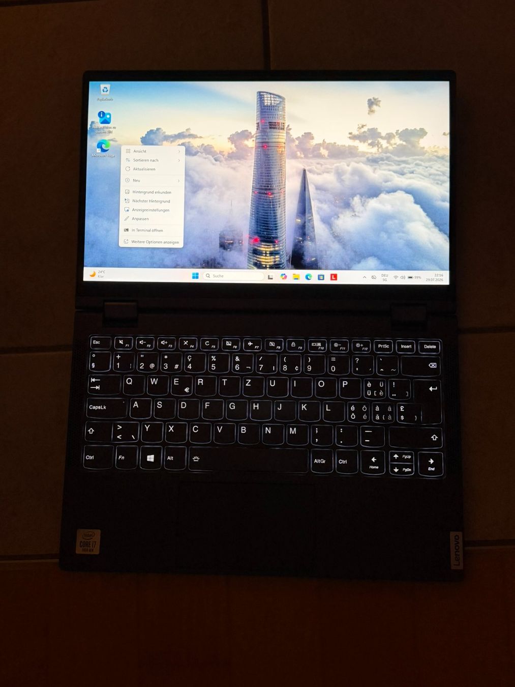 Lenovo Portables: YOGA C640-13IML LTE , Touchscreen – D'occasion à Spiez par eag01 5