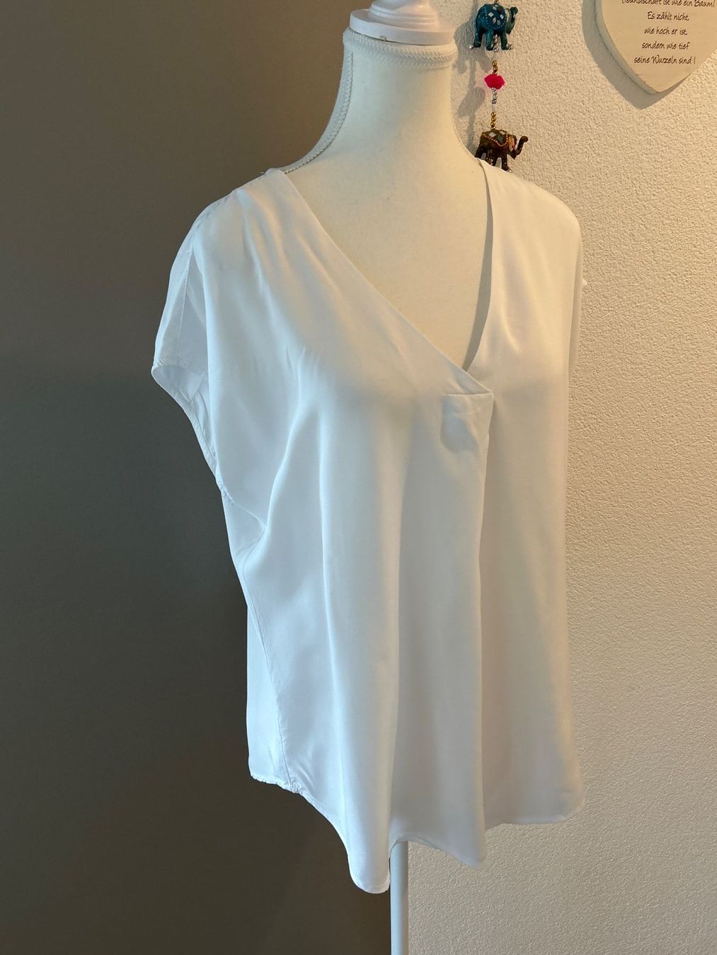 Camicette: Sommer - Busenshirt weiss – Usato da Brunnen venduto da Nala2929 1