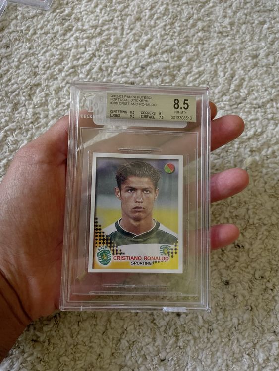 Cristiano Ronaldo - Rookie Card ( Graded 8.5 ) | Kaufen auf Ricardo