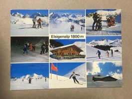 Elsigenalp Bern Skigebiet mehrbildrig 1985