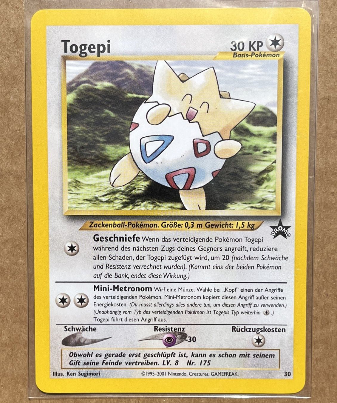 Pokémon Carte collezionabili: Togepi Black Star Promo 30 – Nuovo (secondo la descrizione) da Dornach venduto da Deco89