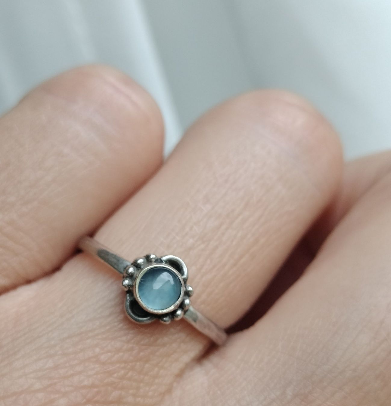 Anelli: Silber Ring 925 mit Blauen Chalcedony – Nuovo (secondo la descrizione) da Schwyz venduto da els_7cys 4