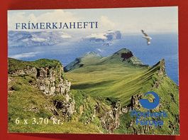 FOROYAR FÄRÖER VÖGEL ZUSAMMENHÄNGEND MARKENHEFT 1991 GEST.