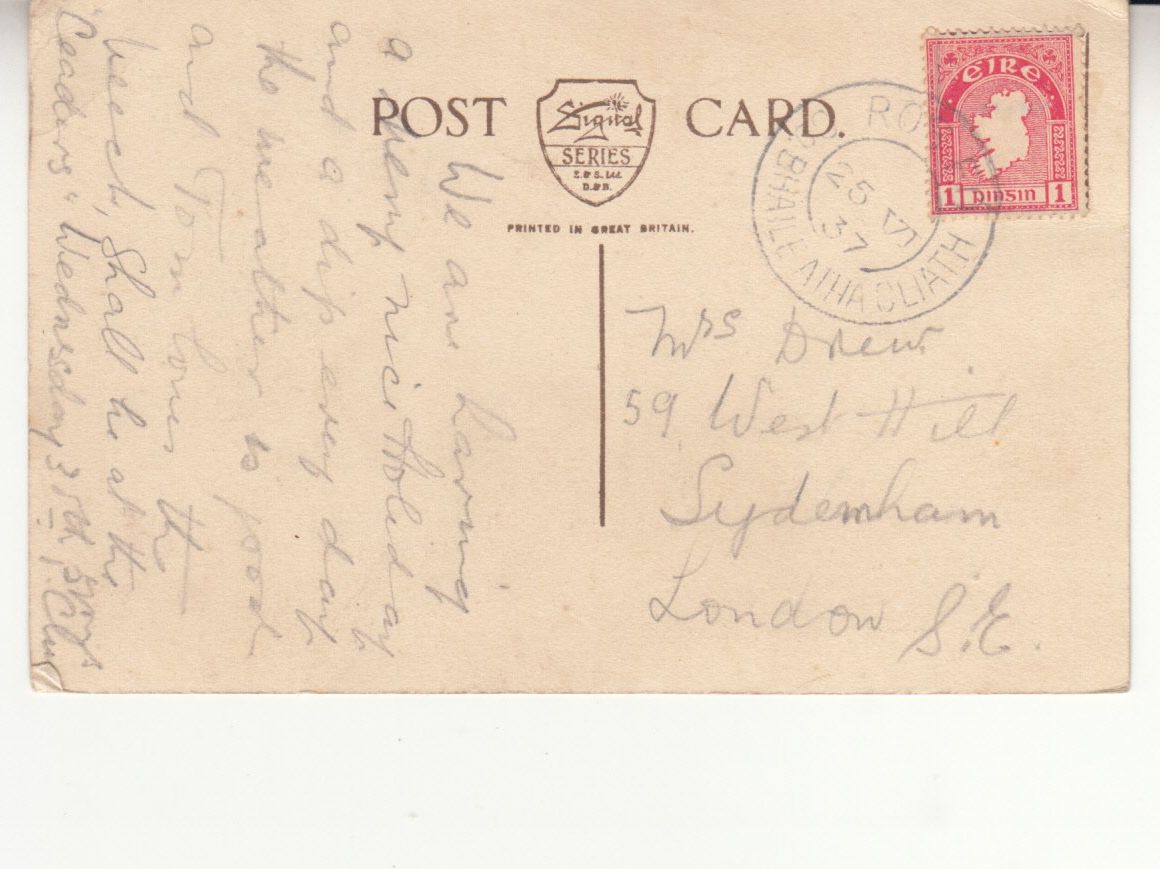 Cartoline postali: Rush, South Strand 1937 – Usato da Bürglen TG venduto da StampGraf 1