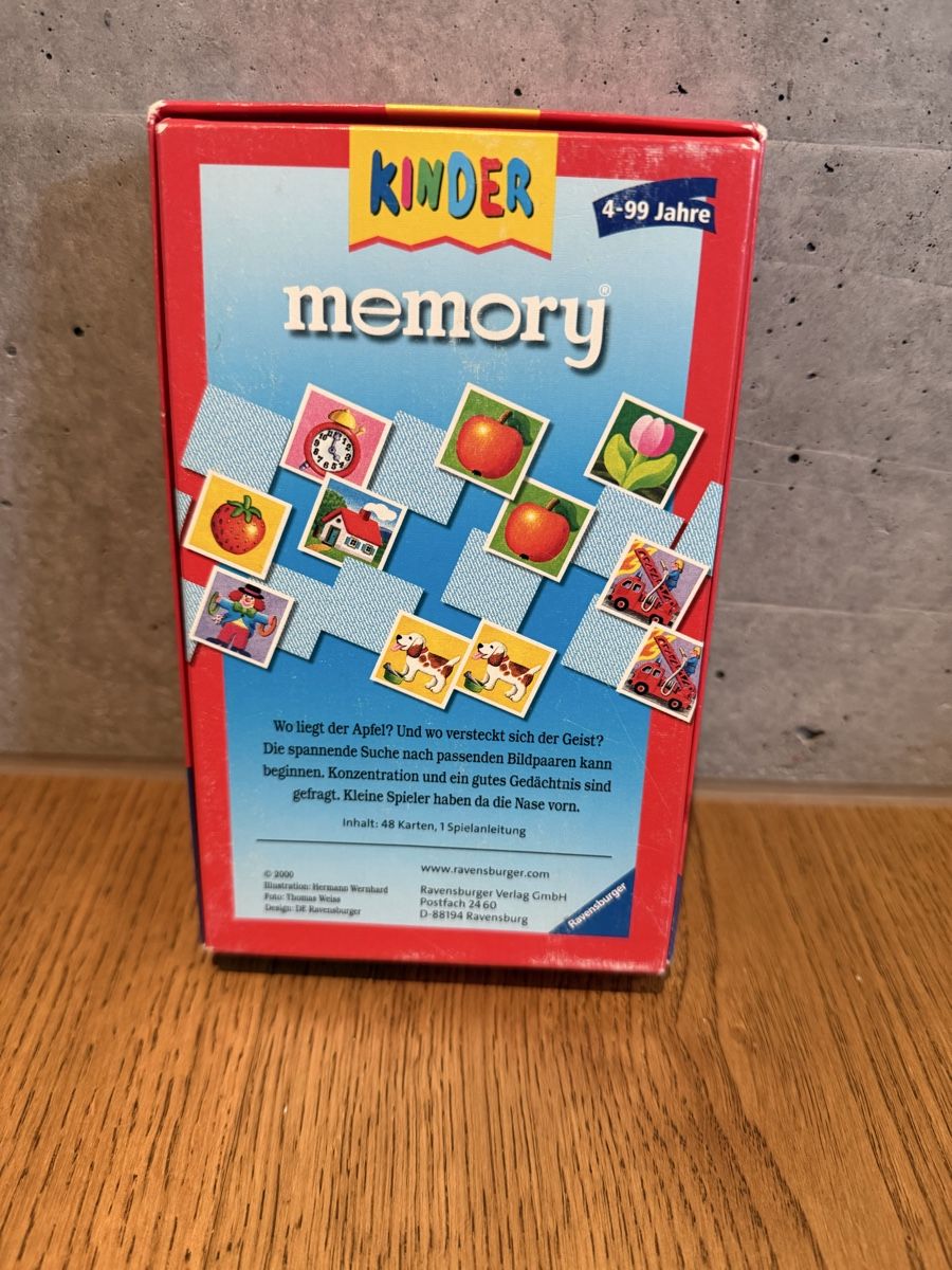 Ravensburger Jeux: Kinder Memory – D'occasion à götighofen par reto_27 1