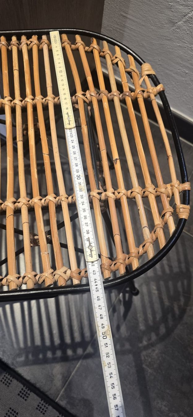Chaises: 2 Rattan Stühle mit Metallgestell – D'occasion à Brugg AG par Bahoz02 4