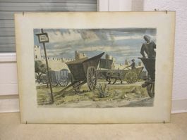 Aigues-Mortes von Pater KARL STADLER (1921-2012) Aquarell