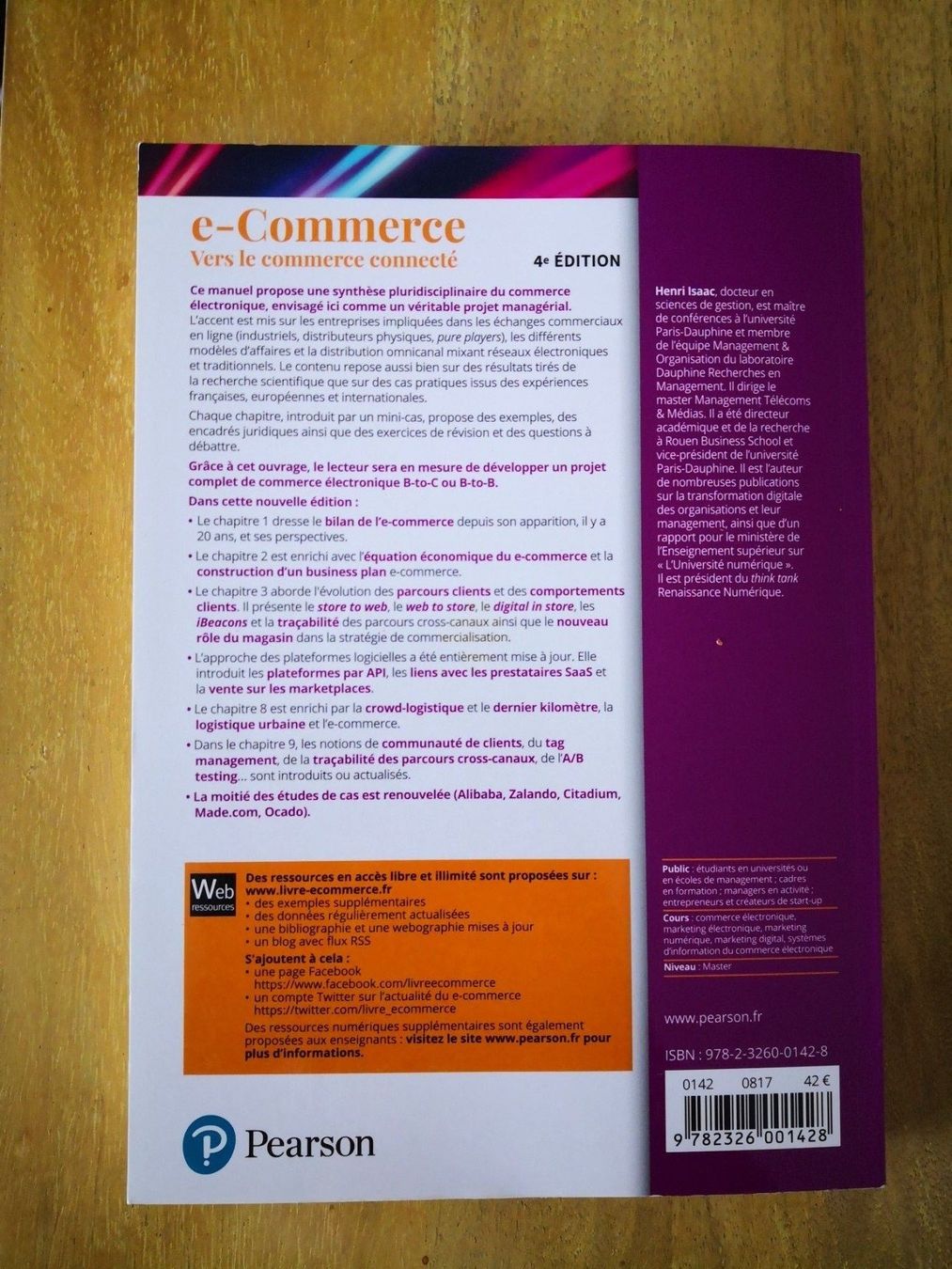 Libri: e-Commerce, vers le commerce connecté par Henri Isaac – Usato da Engollon venduto da Winters91 1