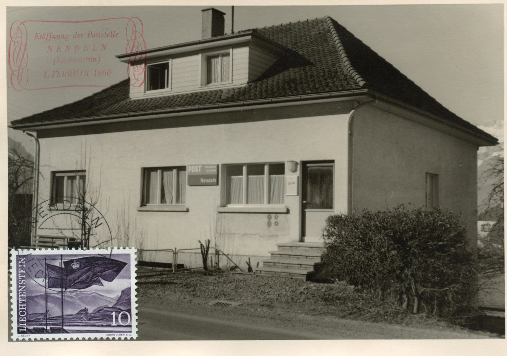 Cartoline postali: Nendeln AK Postgebäude – Usato da Ruggell venduto da spalkur42