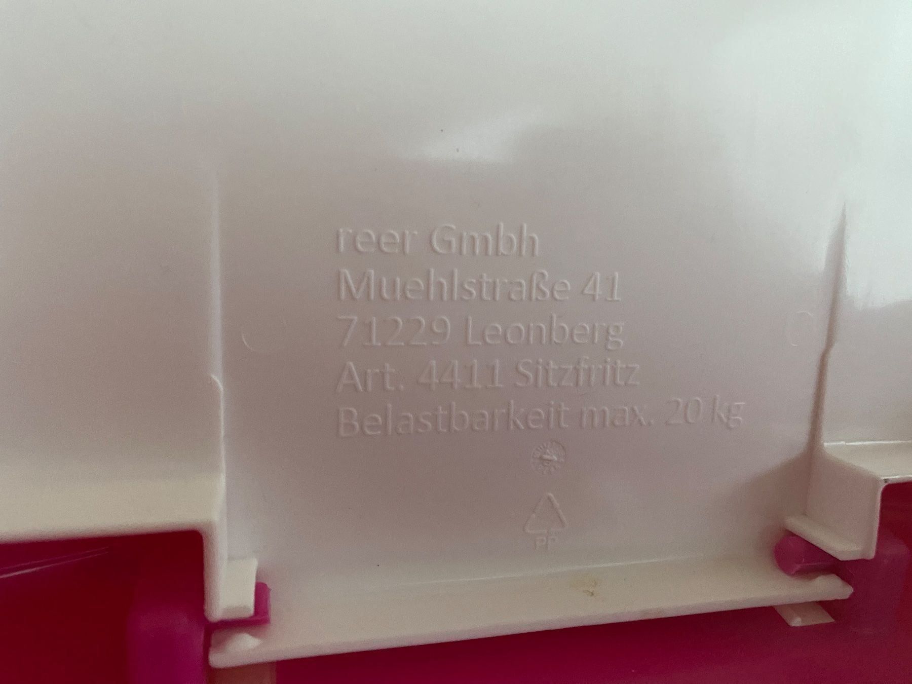 WC: Reer Kindertoilette Sitzfritz pink – Usato da Zürich venduto da Sebi999 2
