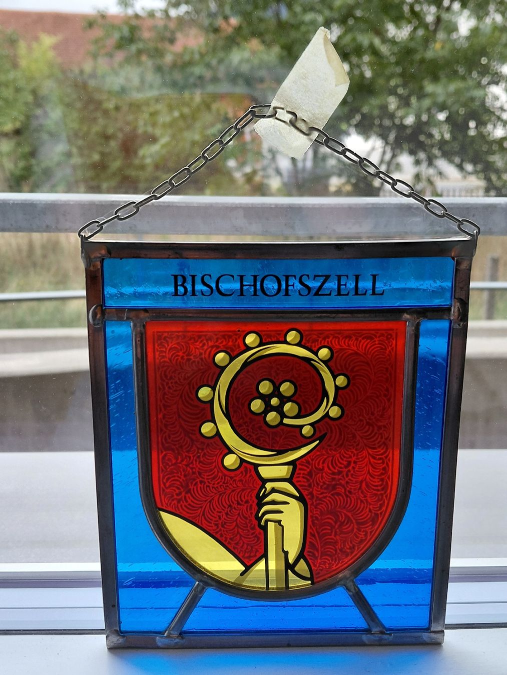 Altro in Antiquarato & Arte: Glasbild Bischofszell Wappenscheibe – Usato da Bonaduz venduto da topolino052 1
