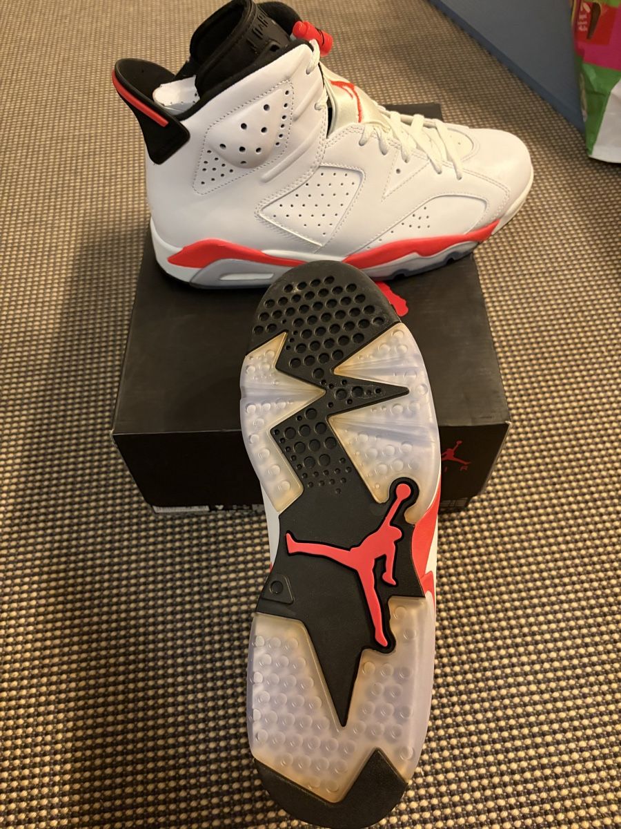 Jordan Scarpe da uomo: Jordan 6 Retro Infrared White – Nuovo e nell'imballaggio originale da Adliswil venduto da JetztBilligKaufen 3
