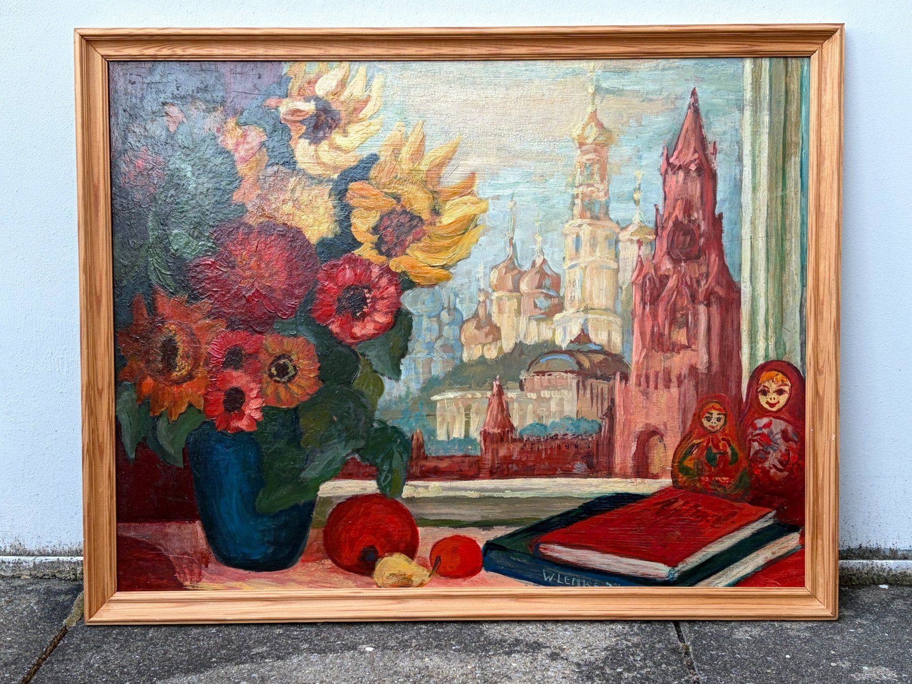 Dipinti: Ölgemälde signiert 62,5x49 cm – Usato da Boll venduto da NRie