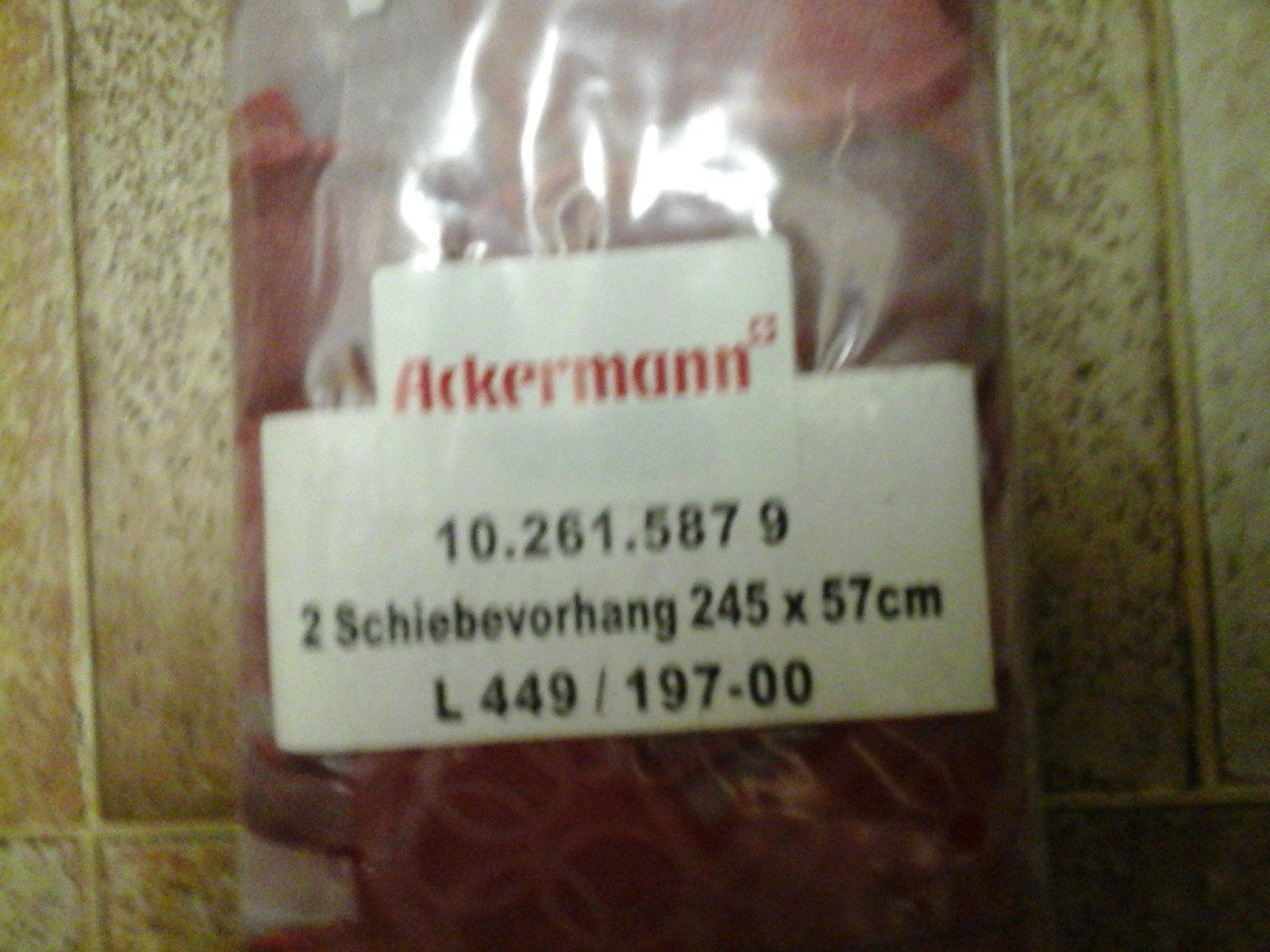 Vorhänge: 2x Schiebegardinen-Set / Inklusiv Montagematerial – Neu (gemäss Beschreibung) aus Bern von Fireblades 8