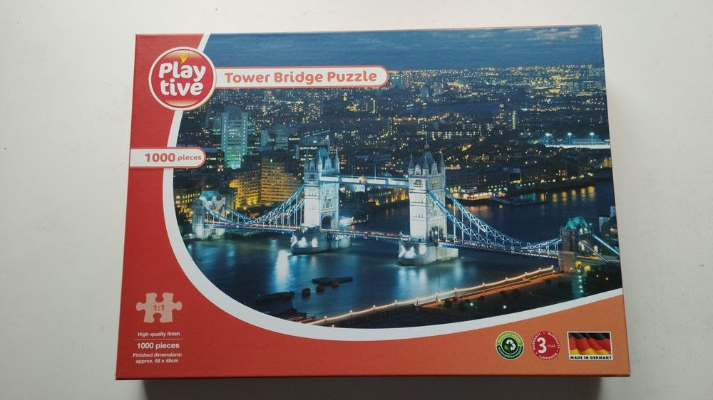 Puzzle 1000 Teile : Tower Bridge (Gebraucht) in Bonstetten für CHF 4 ...