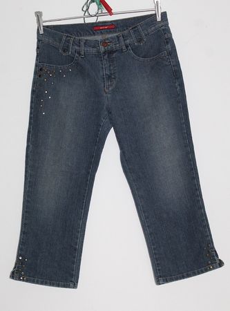 Damen Jeans 3/4 Länge , Gr. 40 cm