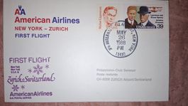 Swissair New York - Zürich 26.05.1988