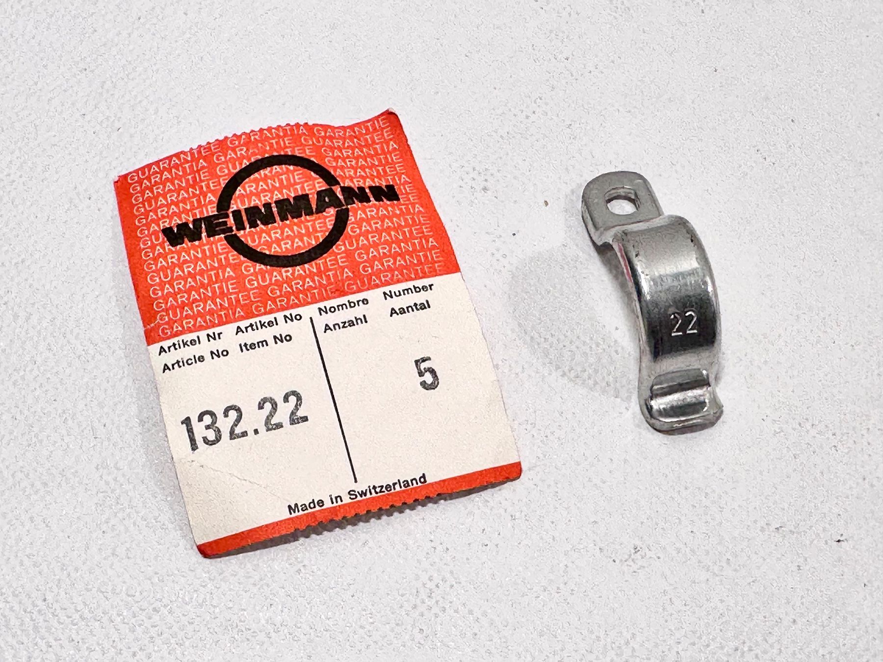 Weinmann Pezzi di ricambio: WEINMANN Ersatzteil 132.22 / 1Stück  NOS – Nuovo (secondo la descrizione) da Luzern venduto da bikeandbeltcom