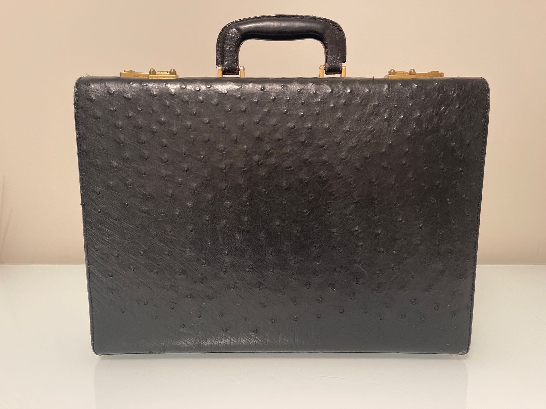 Koffer & Taschen: Aktentasche in Straussenleder – Gebraucht aus Zürich von SWKA 2