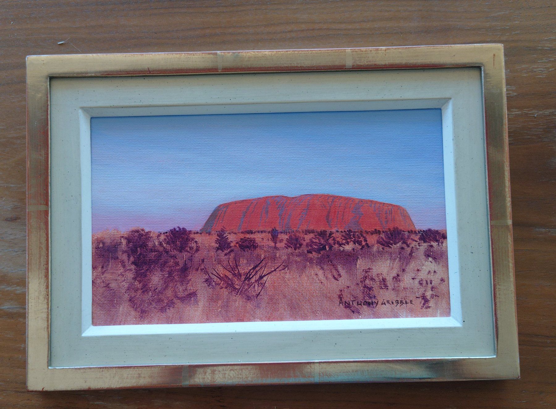Dipinti: Kleines Aquarell vom Ayers Rock – Nuovo (secondo la descrizione) da Allschwil venduto da Swisstoybox