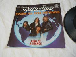7" Single Rar Vinyl  - Status Quo - rockin all over
