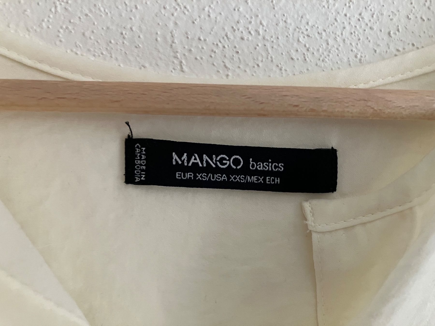 Mango Tuniche: Oversize Tunique XS, beige, MANGO, polyester – Usato da Zürich venduto da Janakpur 2